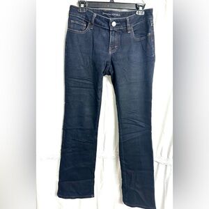 Banana Republic Women Slim Fit Curvy Boot Cut Classic Blue Jeans Size 27